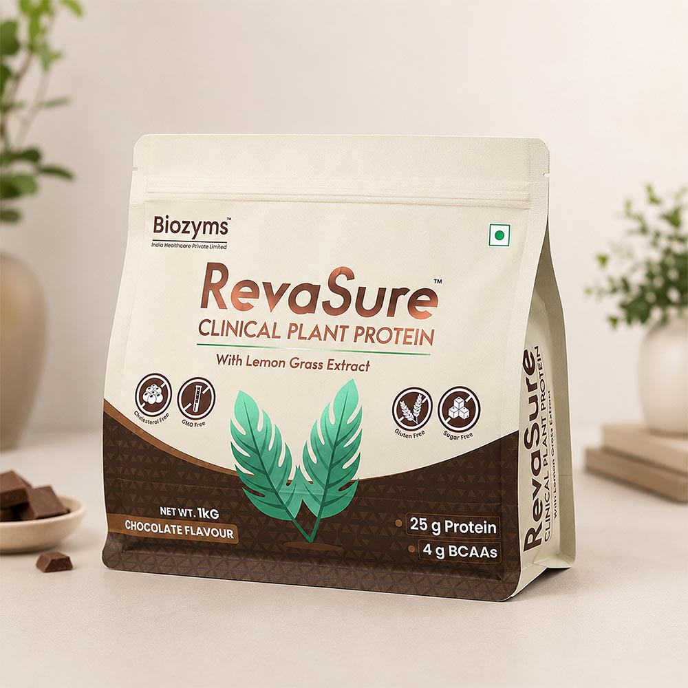 RevaSure - The Founder's Batch I Bloat-Free Plant Protein 1Kg with Scoop.